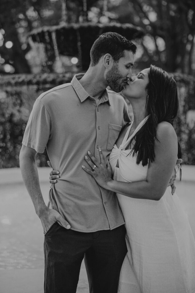 hyde park village downtown tampa surprise proposal engagement session