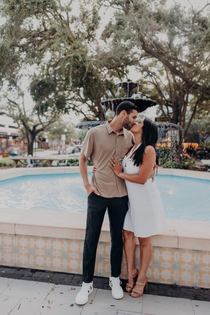 hyde park village downtown tampa surprise proposal engagement session