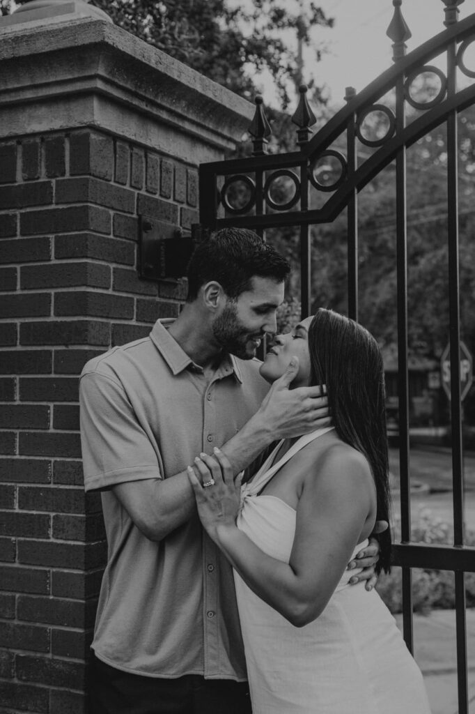 hyde park village downtown tampa surprise proposal engagement session