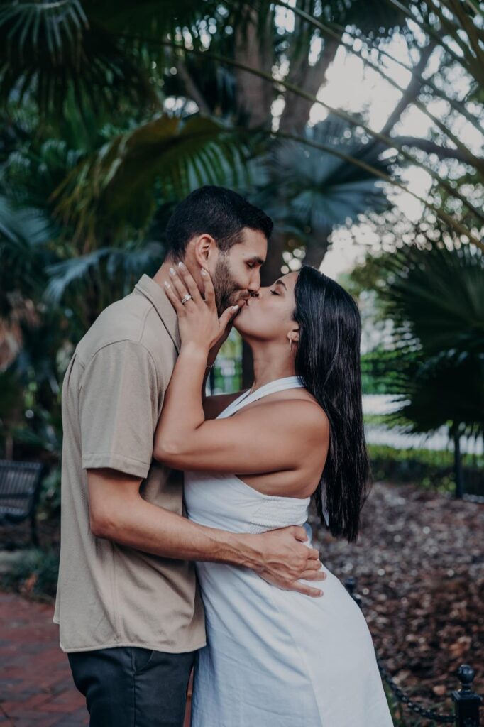 hyde park village downtown tampa surprise proposal engagement session