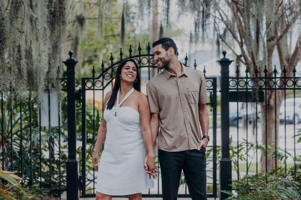 hyde park village downtown tampa surprise proposal engagement session