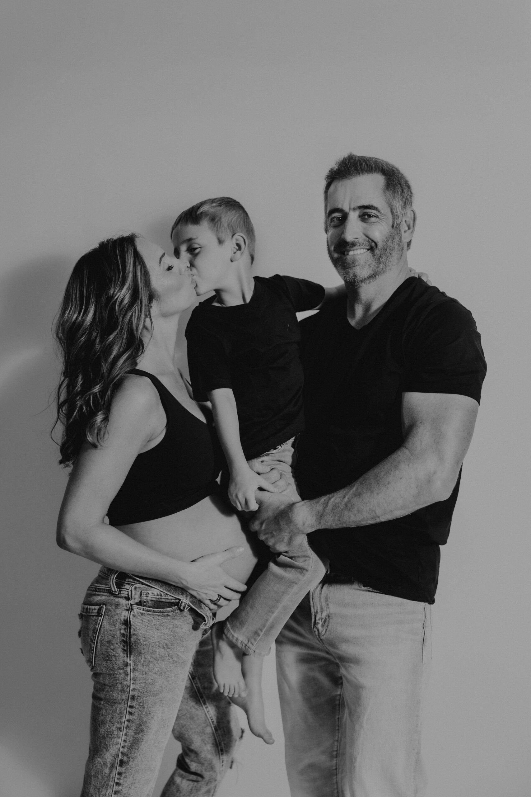 Studio maternity photographer Sarasota FL moody Angela Moon Photography