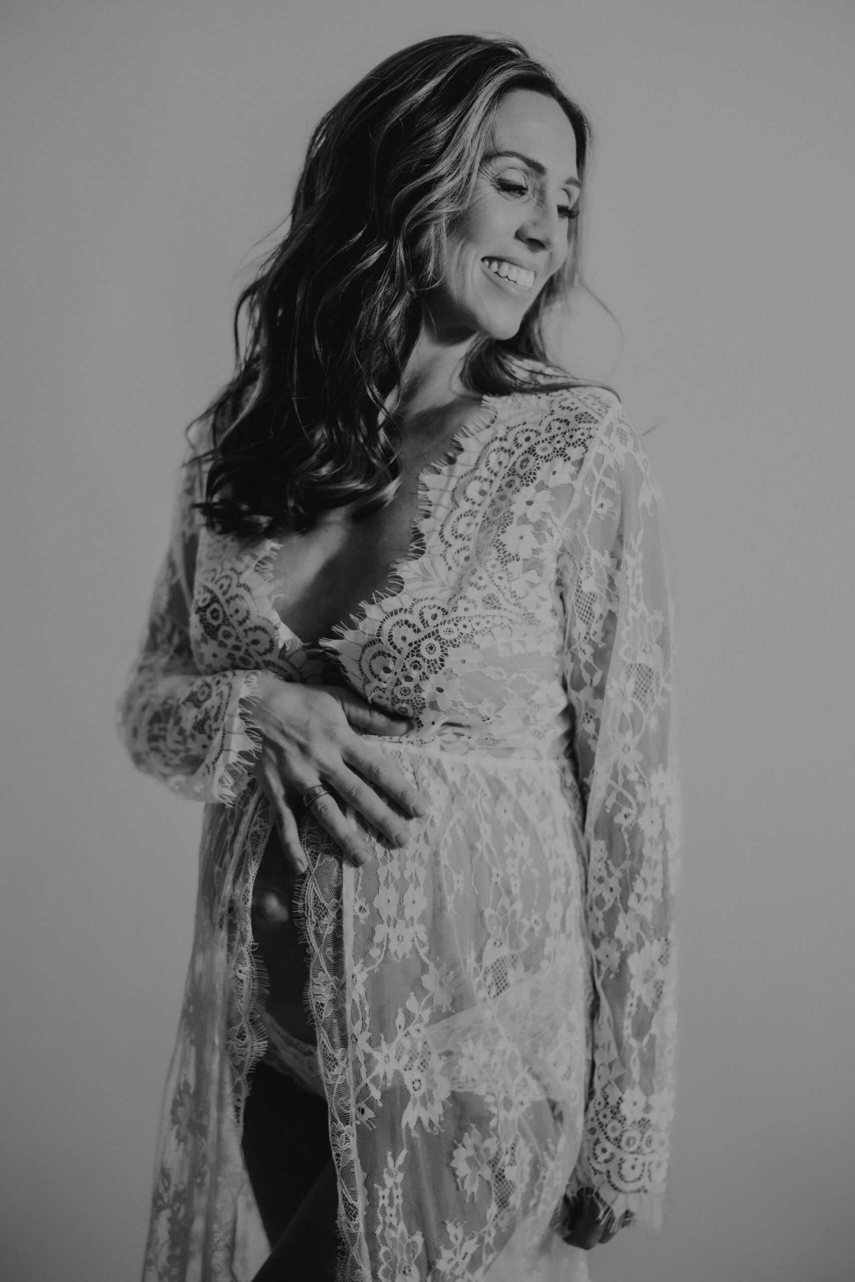Studio maternity photographer Sarasota FL moody Angela Moon Photography
