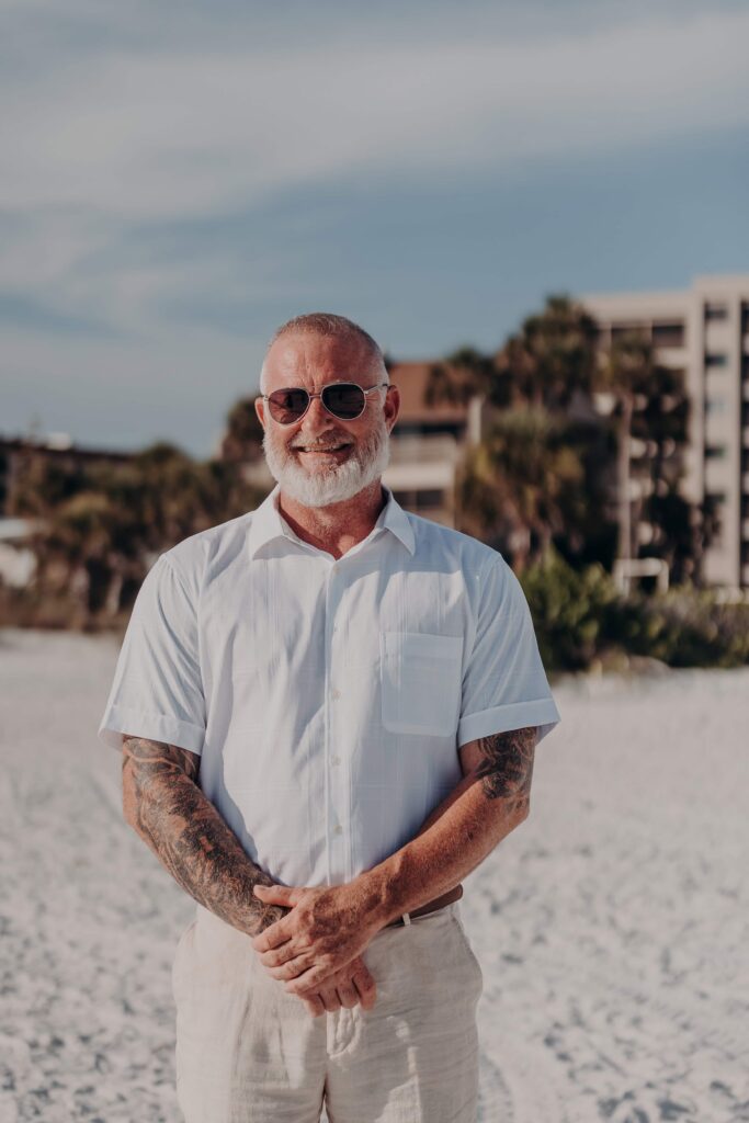 Sarah and Jasen Siesta Key beach elopement Sarasota Florida