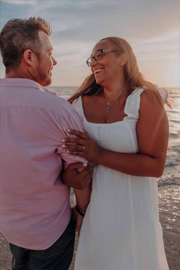 siesta key beach proposal engagement ring color detail ocean sarasota