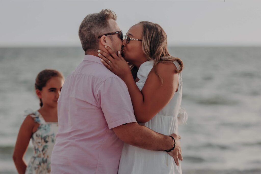 siesta key beach proposal photographer sarasota wide ocean shot