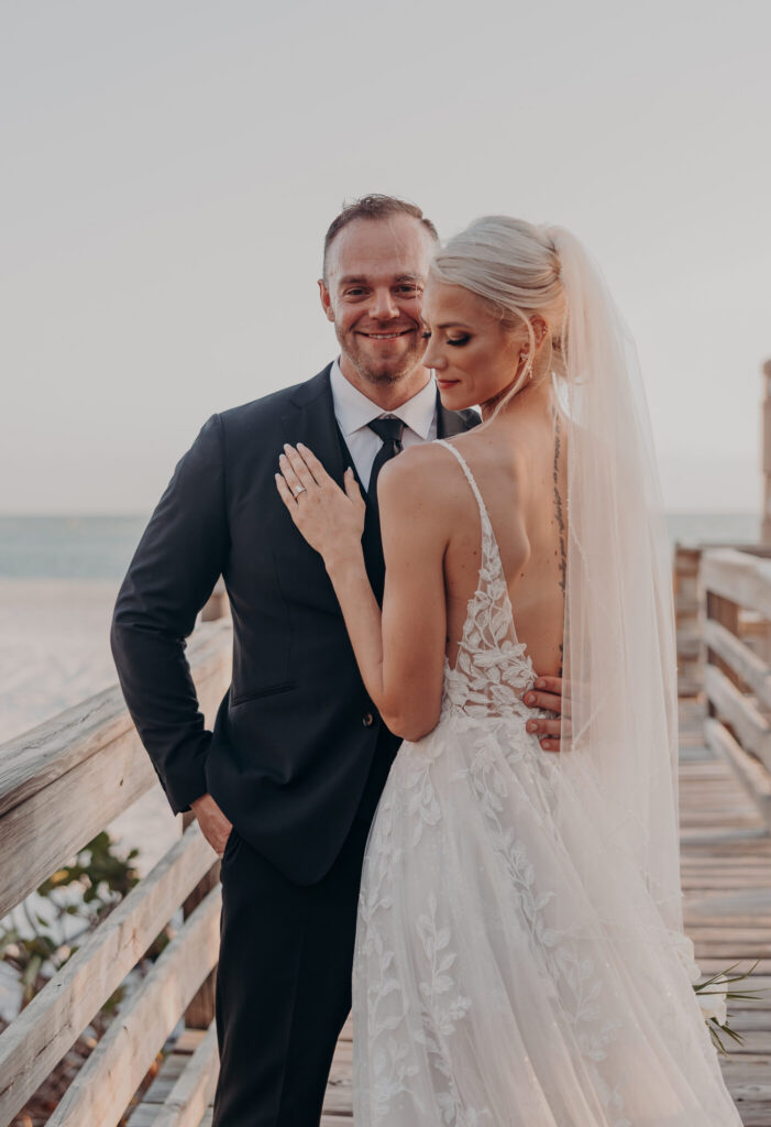 First look between Taylor and AJ on their wedding day (54)