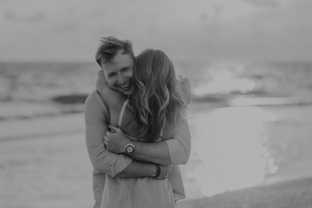 Michael and Regan celebrate their engagement on Longboat Key, FL