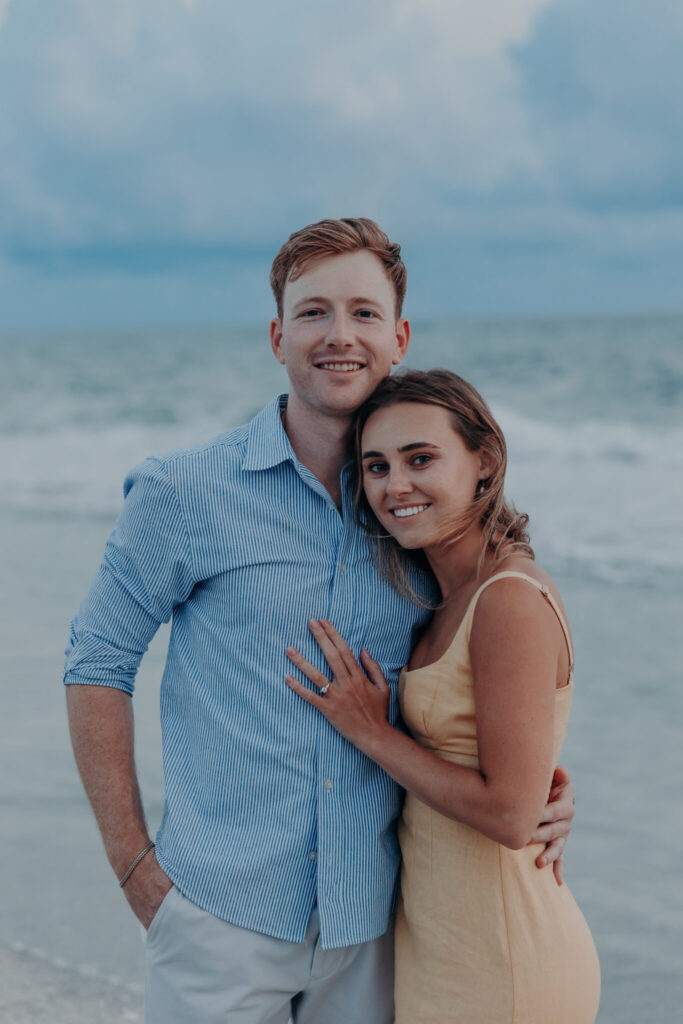 Michael and Regan celebrate their engagement on Longboat Key, FL