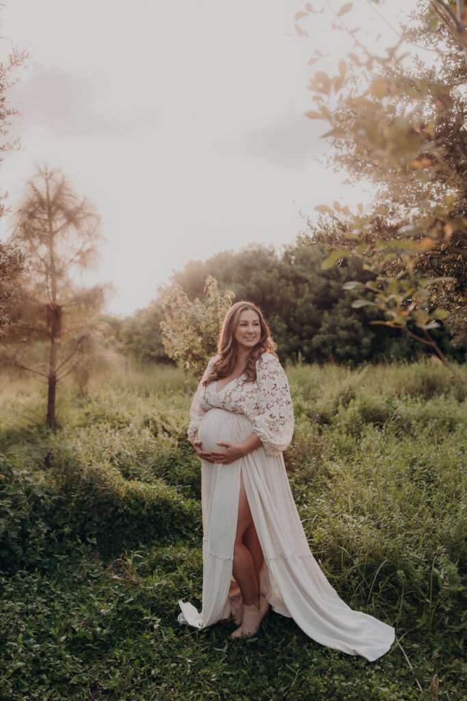 Kate and Warren's maternity session at Celery Fields in Sarasota