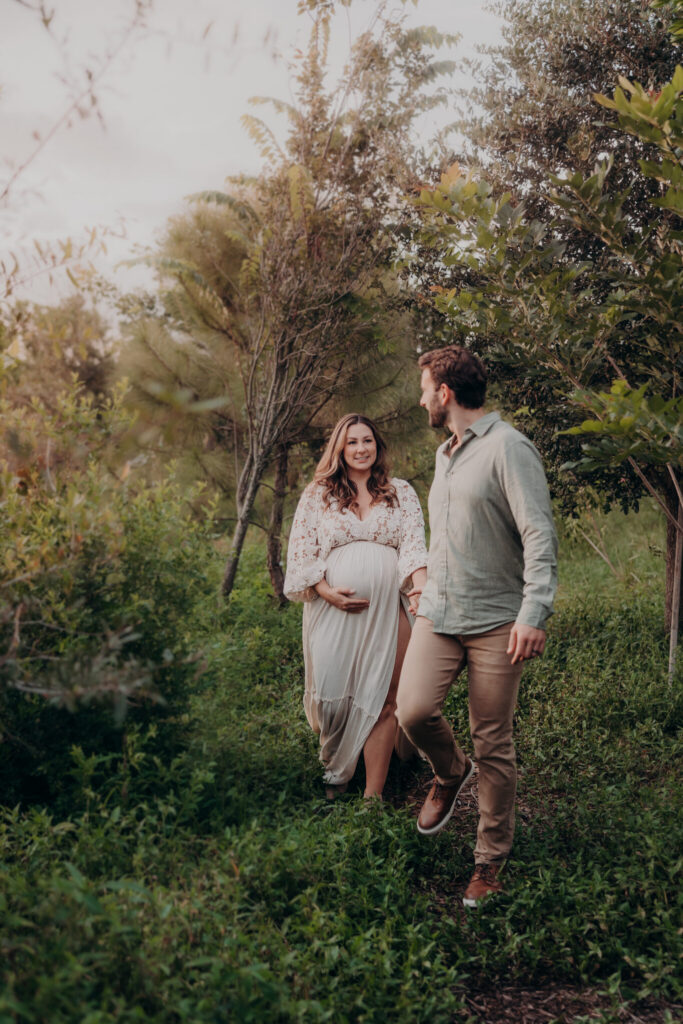 Kate glowing during her Sarasota maternity session