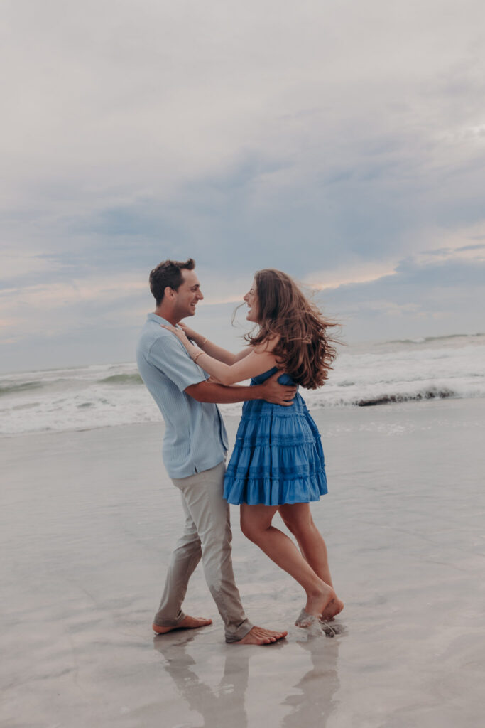 Storm clouds and golden light during a Longboat Key proposal (22)