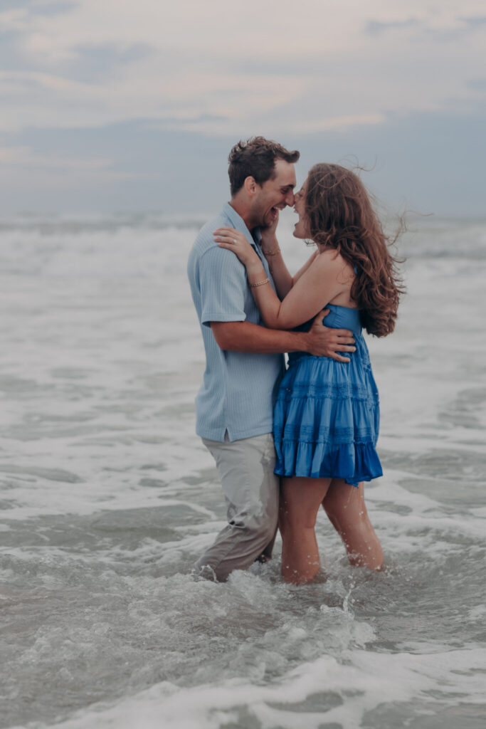 Waves rushing the shore during a Resort at Longboat Key Club proposal (43)