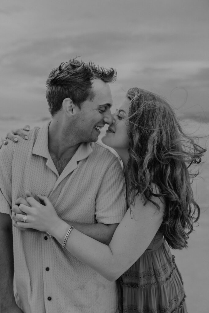 Candid proposal moment on the beach at Longboat Key Club (48)