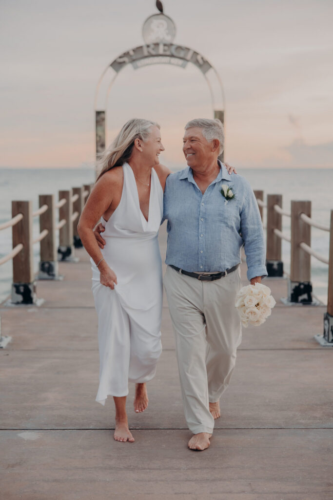 Allison and Jerry on the beach after their elopement ceremony (36)
