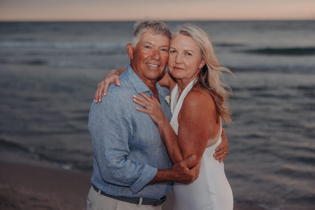 Allison and Jerry on the beach after their elopement ceremony (46)